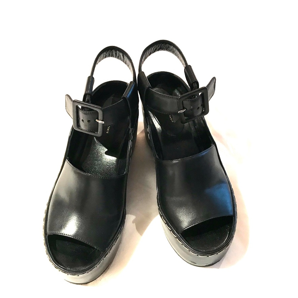 CELINE - bold shaped platform wedge sandal